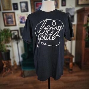 T-Shirt Benny‎ Gold San Francisco Stay Gold Graphic Black Mens Medium Skate Tee